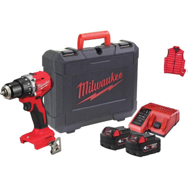 Фото - Дрель-шуруповерт Milwaukee BLPDRC-402С ЗУ M12-18C (4933499458)