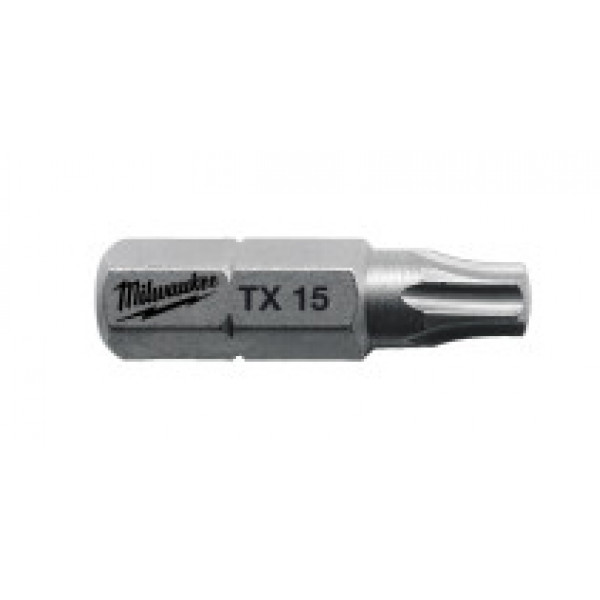 Фото - Бита для отвертки Milwaukee Shockwave TX10 25 мм 25 шт. (4932399594)