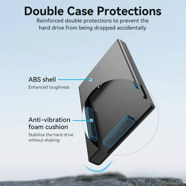 Фото - Внешний карман Vention USB 3.0 Micro-B Black (KPAB0)