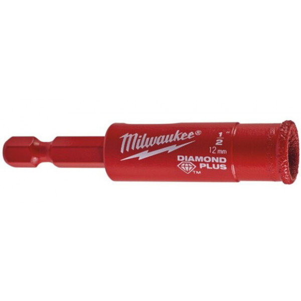 Фото - Коронка по керамограниту Milwaukee Diamond Plus 12 мм (49560511)