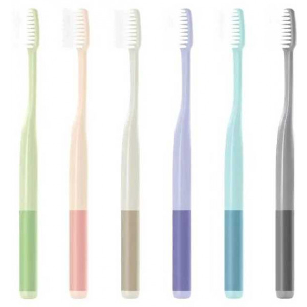 Фото - Зубная щетка Xiaomi Everyday Elements Set of Antibacterial Toothbrushes 6pcs