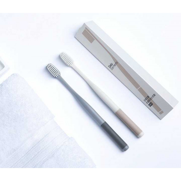 Фото - Зубная щетка Xiaomi Everyday Elements Set of Antibacterial Toothbrushes 6pcs