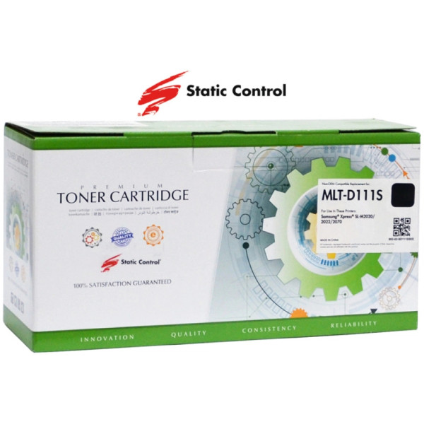 Фото - Картридж-тонер Static Control совместимый аналог Samsung MLT-D111S (002-02SD111SSEE)