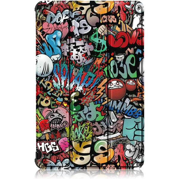 Фото - Чехол для планшета BeCover Smart Case for Samsung Galaxy Tab S10 FE (SM-X520/SM-X526) 10.9" Graffiti (713285)