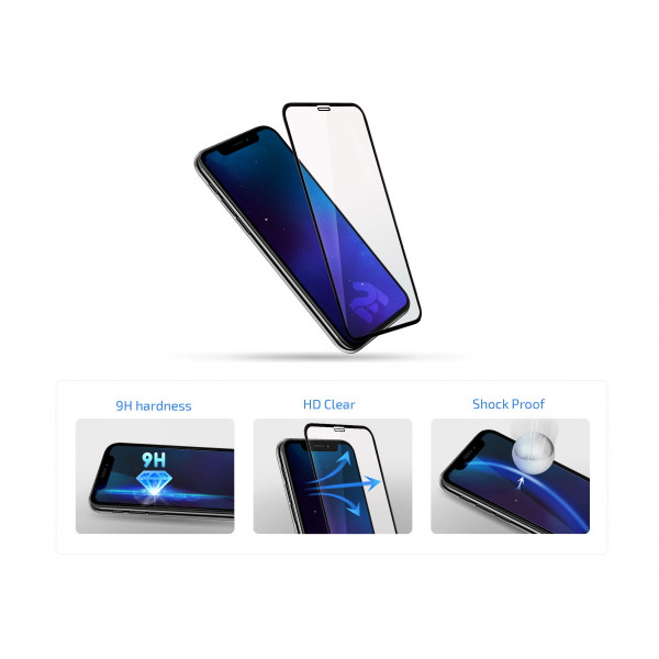 Фото - Защитное стекло для смартфона 2E for Tecno Spark 9 Pro (KH7n)  2.5D FCFG,(1 Pack) Black border (2E-TC-SP9P-SMFCFG-BB)