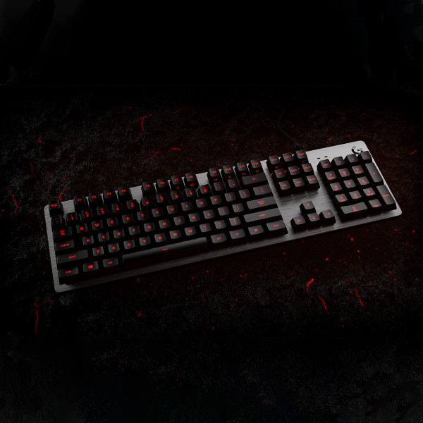 Фото - Клавиатура проводная игровая Logitech G413 Carbon/Red USB (920-008309)