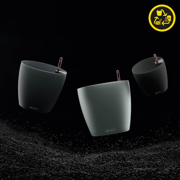 Фото - Вазон Lechuza CLASSICO Color ECO 28 темно-серый 18925