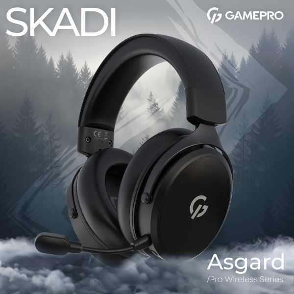 Фото - Гарнитура беспроводная игровая GamePro Asgard Skadi (HSW191B)