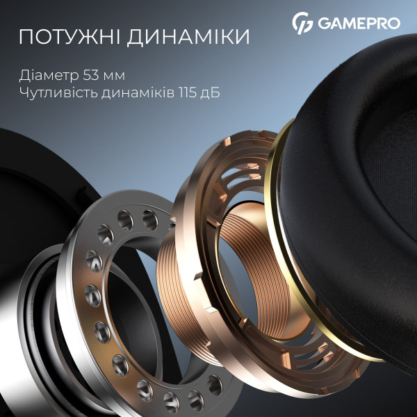 Фото - Гарнитура проводная игровая GamePro Asgard Freya (HS145B)
