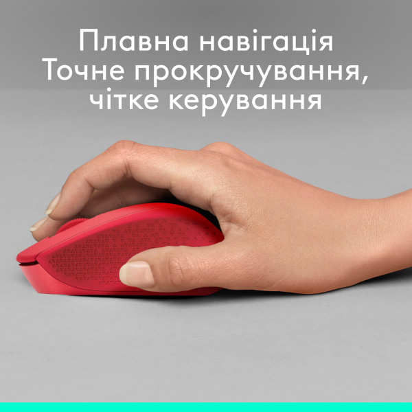 Фото - Мышь беспроводная Logitech M330 Silent Plus Red (910-004911)