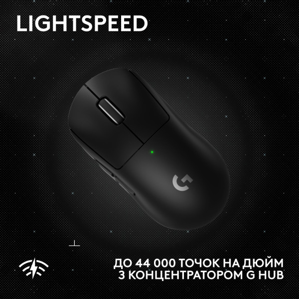 Фото - Мышь беспроводная игровая Logitech G PRO X SUPERLIGHT 2 SE LIGHTSPEED Wireless Gaming Mouse BLACK - 2.4GHZ (910-007554)