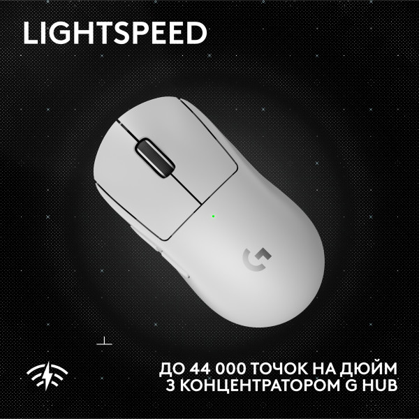 Фото - Мышь беспроводная игровая Logitech G PRO X SUPERLIGHT 2 SE LIGHTSPEED Wireless Gaming Mouse WHITE - 2.4GHZ (910-007556)