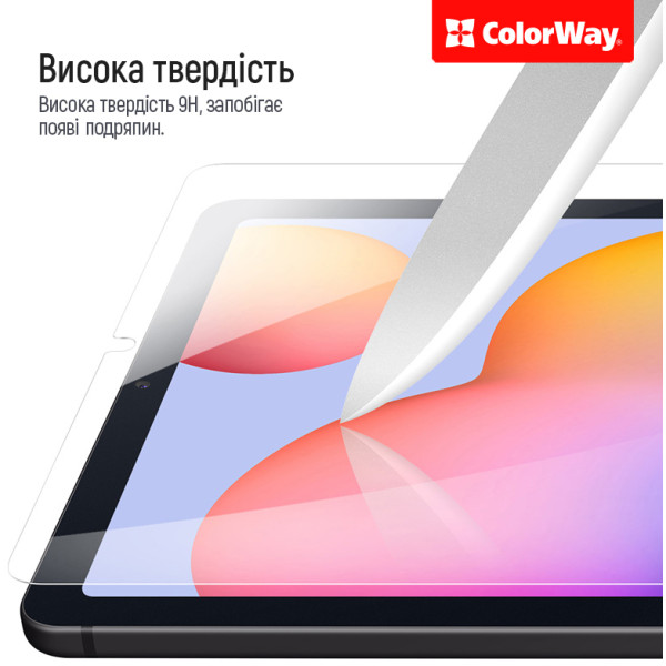 Фото - Защитное стекло для планшета Colorway 9H for Samsung Galaxy Tab S10 FE+ (CW-GTSGTX620)
