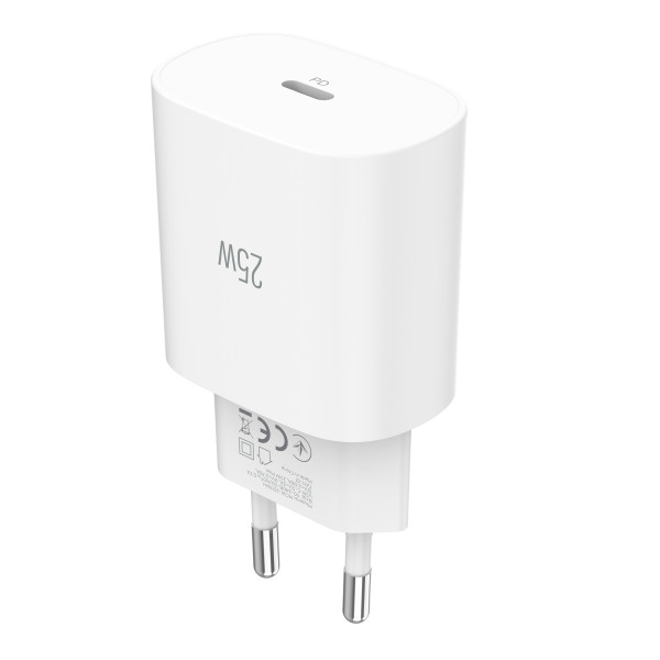 Фото - Сетевое зарядное устройство MAKE 25W GaN PD White (MCW-2511WH)