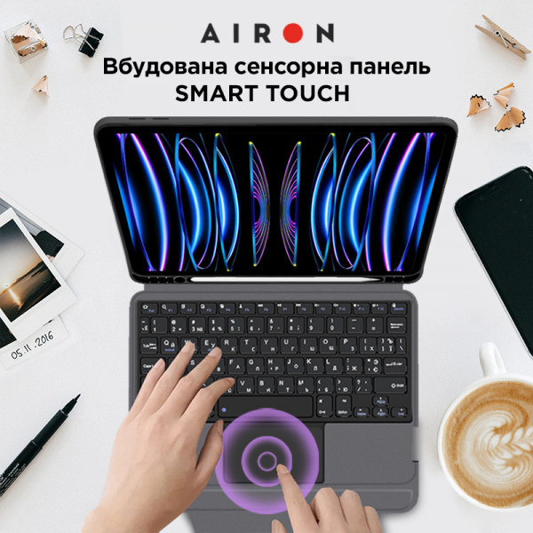 Фото - Чехол для планшета AIRON Premium for iPad Pro 11 2018/2020/2021 с интегрированной клавиатурой (4822352781096)