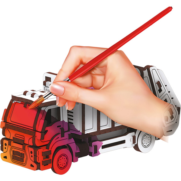 Фото - 3D пазлы Mr.Playwood Мусоровоз (10802)