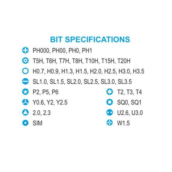 Фото - Отвертка со сменными битами Brevia 46 в 1 (55046MMC)