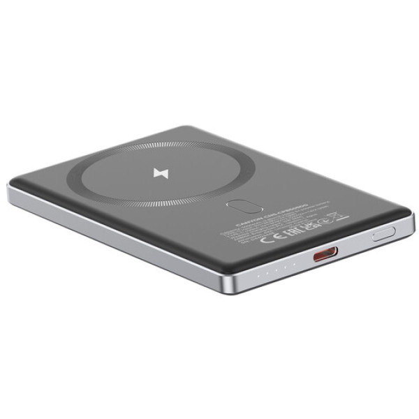 Фото - Батарея мобильная Canyon OnPower 505 slim Magsafe 5000 mAh PD20W Dark Grey (CNS-CPB505DG)