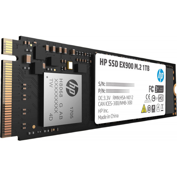 Фото - SSD-накопитель внутренний HP EX900 1TB M.2 2280 PCI Ex Gen3 x4 3D NAND, Retail (5XM46AA)
