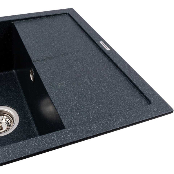 Фото - Мойка кухонная VALESO 5850 REYNA матовая Антрацит