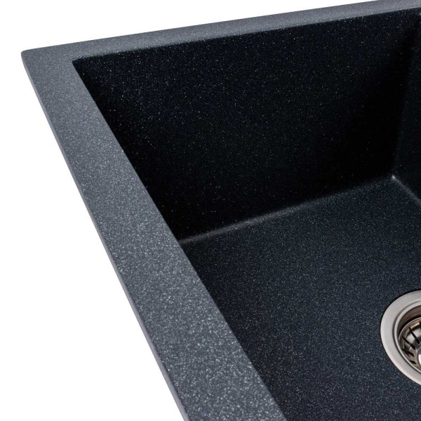 Фото - Мойка кухонная VALESO 5850 REYNA матовая Антрацит