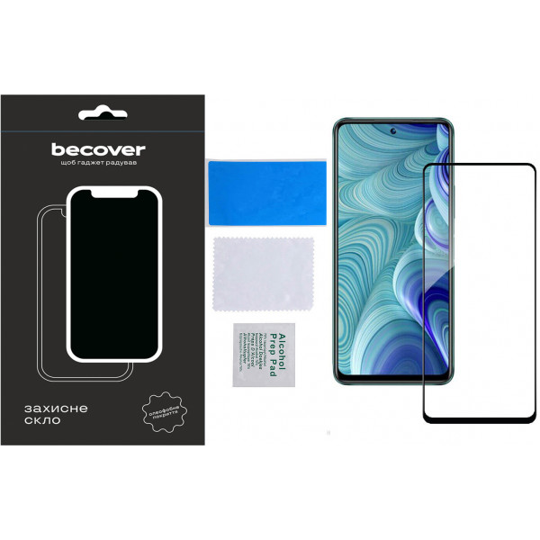Фото - Защитное стекло для смартфона BeCover Poco M6 Pro 4G Black (710632)