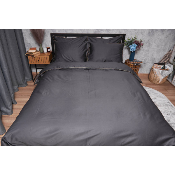 Фото - Комплект постельного белья Moon&Star Satin Premium Gold Corner 160х220х2 нав. 4х70х70 (MS-820003919)