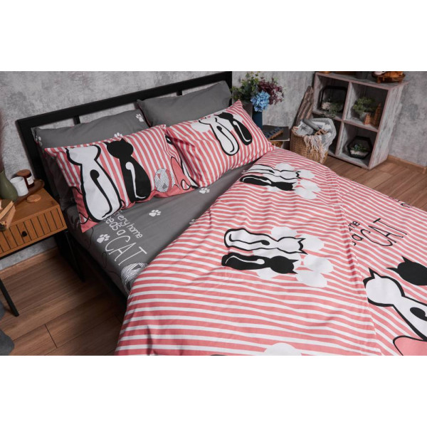 Фото - Комплект постельного белья Moon&Star Бязь Gold Люкс «Cat» 143х210х2 нав. 4х50х70 (MS-820003248)