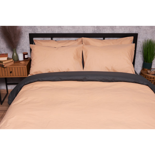 Фото - Комплект постельного белья Moon&Star Бязь Gold Люкс Gray Cream 160х220 (MS-820003314)