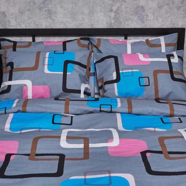 Фото - Комплект постельного белья Moon&Star Бязь Gold Люкс Retro Vibes 175х210 нав. 2х50х70 (MS-820006761)