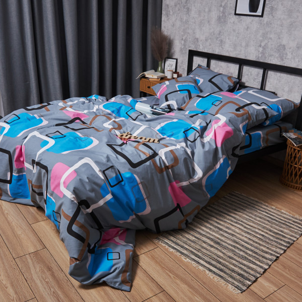 Фото - Комплект постельного белья Moon&Star Бязь Gold Люкс Retro Vibes 175х210 нав. 2х70х70 (MS-820006762)