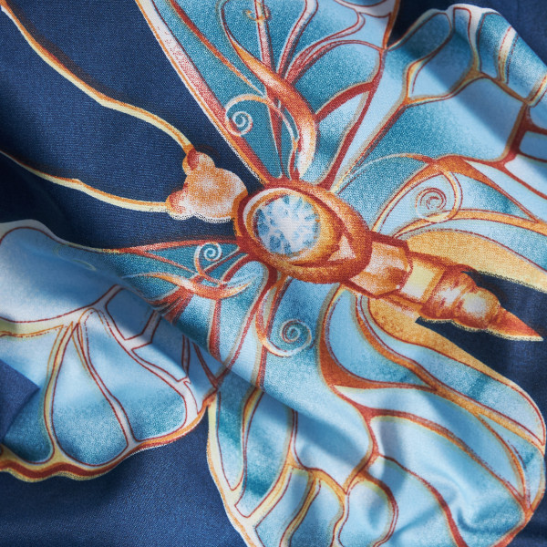 Фото - Комплект постельного белья Moon&Star Микросатин Premium «Flutter Dreams» 175х210 см нав. 4х70х70 (MS-820007709)