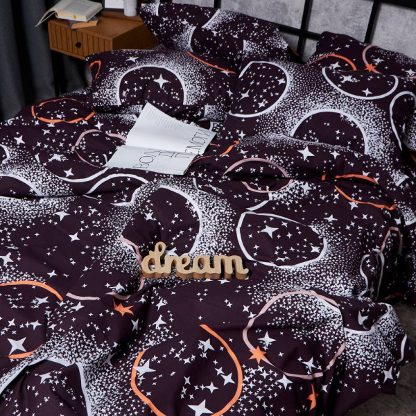 Фото - Комплект постельного белья Moon&Star Бязь Gold Люкс «Cosmic Vibes» 160х220х2 нав. 2х40х60 (MS-820006225)