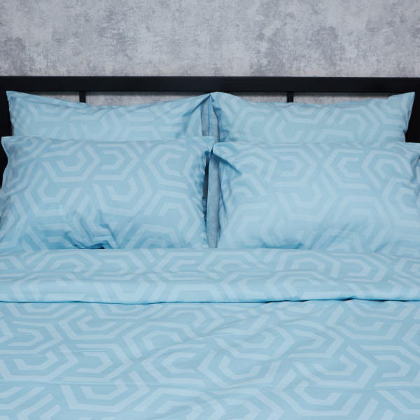 Фото - Комплект постельного белья Moon&Star Бязь Gold Люкс Arctic Glow 175х210 нав. 2х40х60 (MS-820005850)