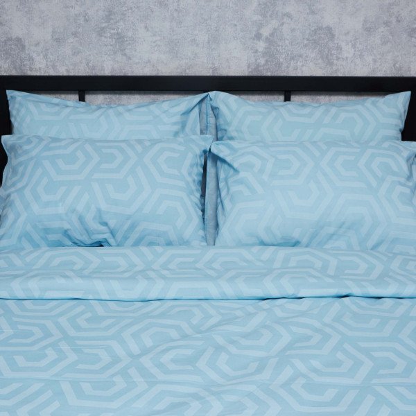 Фото - Комплект постельного белья Moon&Star Бязь Gold Люкс Arctic Glow 143х210х2 нав. 2х70х70 (MS-820005872)