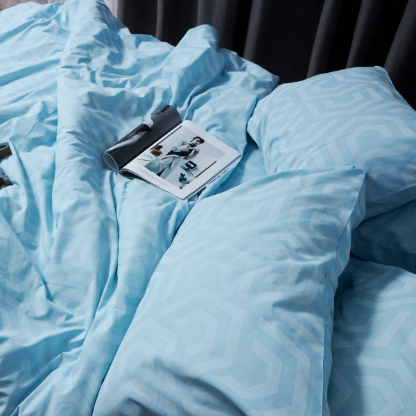 Фото - Комплект постельного белья Moon&Star Бязь Gold Люкс Arctic Glow 143х210х2 нав. 2х50х70 (MS-820005871)