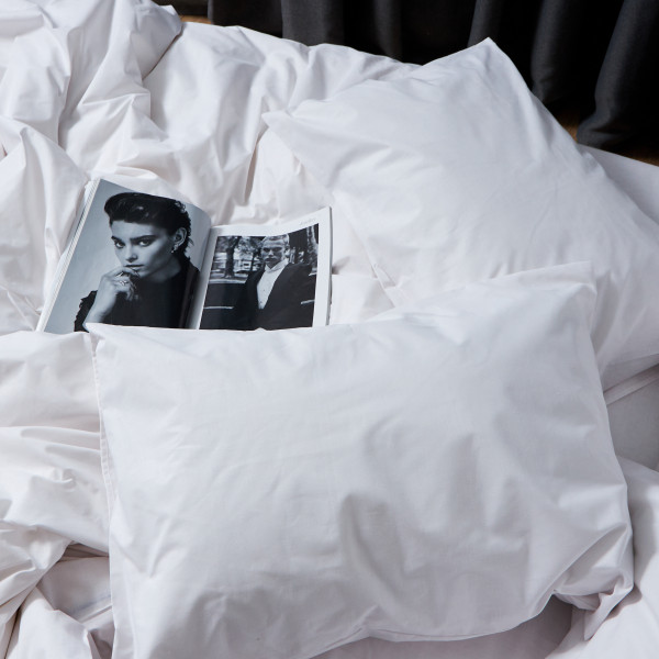 Фото - Комплект постельного белья Moon&Star Бязь Gold Люкс «White Glow» 160х220х2 нав. 2х40х60 (MS-820007380)