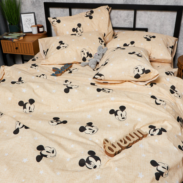 Фото - Комплект постельного белья Moon&Star Бязь Gold Люкс Mickey Mouseі 175х210 нав. 2х50х70 (MS-820006481)