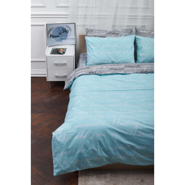 Фото - Комплект постельного белья Moon&Star 160х220 наволочки 2х50х70 Autograph Mind Бязь Gold Люкс (MS-820000716)