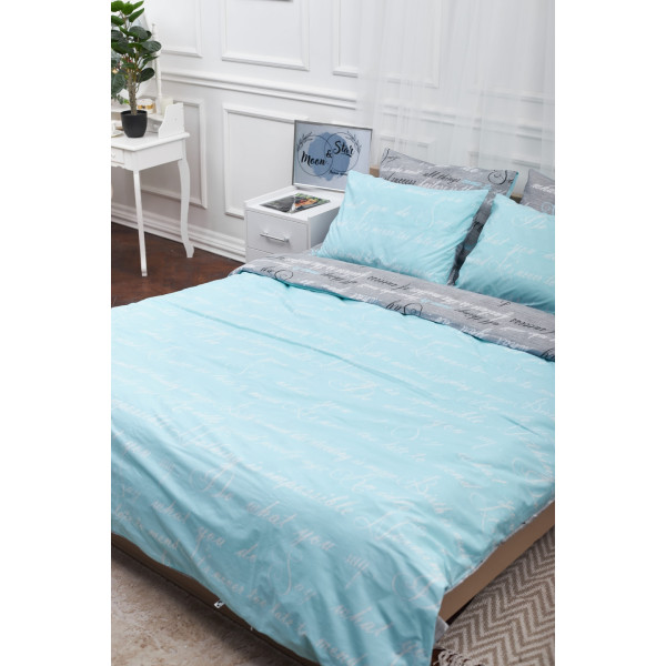 Фото - Комплект постельного белья Moon&Star 143х210х2 нав. 4х50х70 Autograph Mind Бязь Gold Люкс (MS-820000723)