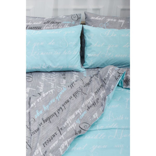 Фото - Комплект постельного белья Moon&Star 143х210х2 нав. 2х50х70 Autograph Mind Бязь Gold Люкс (MS-820000721)