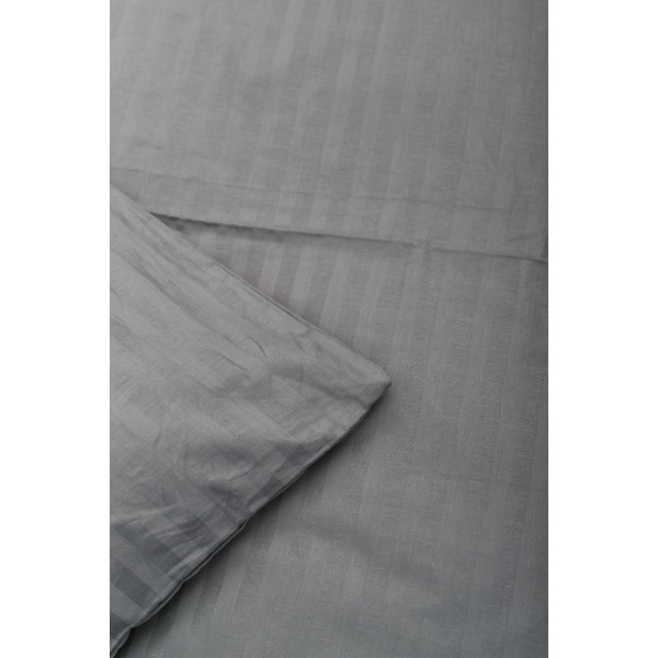 Фото - Комплект постельного белья Moon&Star Satin Stripe Stripe Gray 143х210 нав. 4х50х70 (MS-820003658)