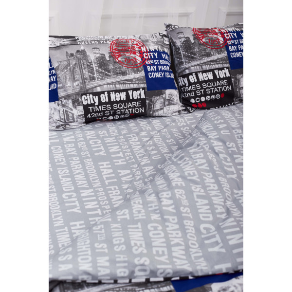 Фото - Комплект постельного белья Moon&Star 143х210 New York Бязь Gold Люкс (MS-820001229)