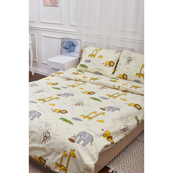 Фото - Комплект постельного белья Moon&Star 160х220х2 нав. 4х70х70 Savanna Бязь Gold Люкс (MS-820001284)