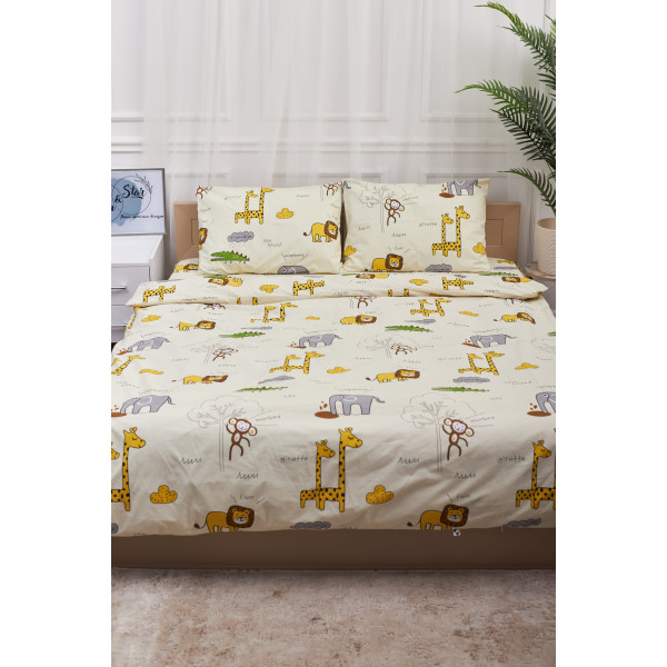 Фото - Комплект постельного белья Moon&Star 160х220х2 нав. 4х70х70 Savanna Бязь Gold Люкс (MS-820001284)