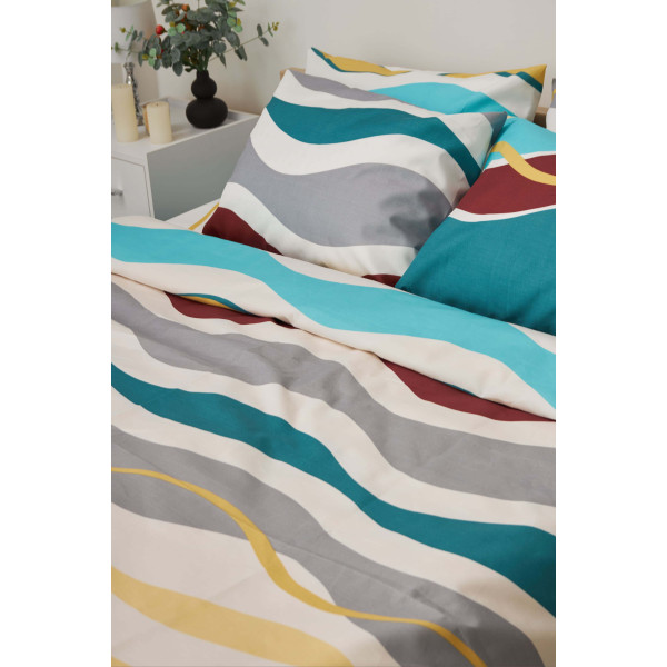 Фото - Комплект постельного белья Moon&Star 160х220 нав. 4х70х70 Tangerine Микросатин Premium (MS-820001447)