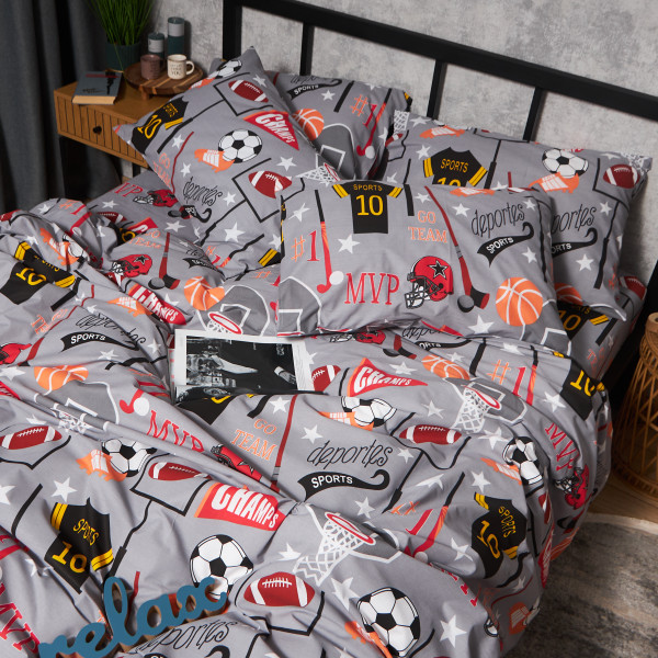 Фото - Комплект постельного белья Moon&Star Бязь Gold Люкс Champion’s Rest 143х210х2 нав. 2х50х70 (MS-820008916)