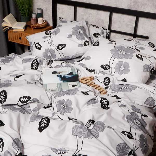 Фото - Комплект постельного белья Moon&Star Бязь Gold Люкс Misty Petals 175х210 нав. 2х40х60 (MS-820009420)