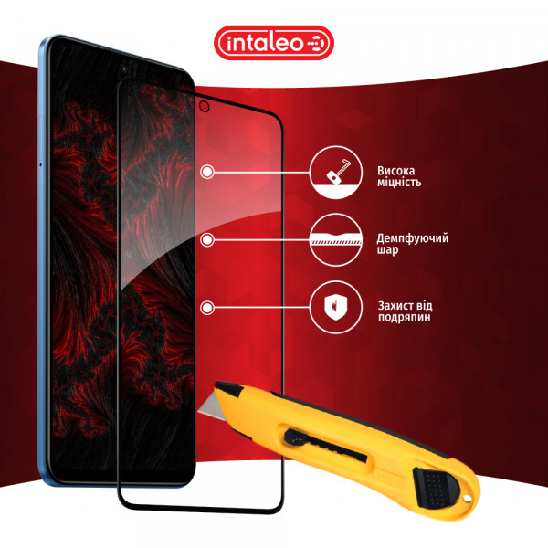Фото - Защитное стекло для смартфона Intaleo Full Glue for Xiaomi Poco X5 Black (1283126567421)