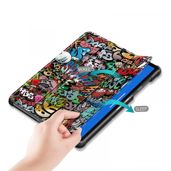 Фото - Чехол для планшета BeCover Smart Case for Samsung Galaxy Tab A9 SM-X115 8.7" Graffiti (709914)